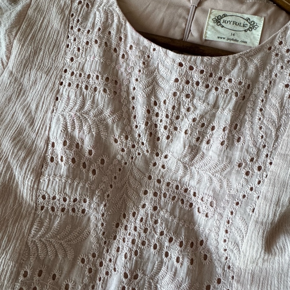 Joyfolie Girls Yanet Maxi Dress in Blush Color Size 14 Good Condition - Picture 10 of 10